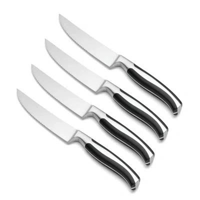 Oneida Contour 4pc Steak Knife Set In Black
