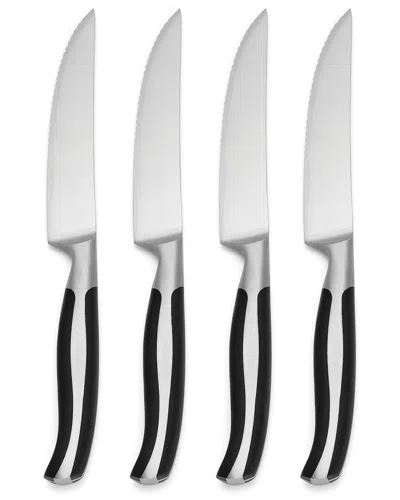 Oneida Contour 4-piece Steak Knife Set In Black