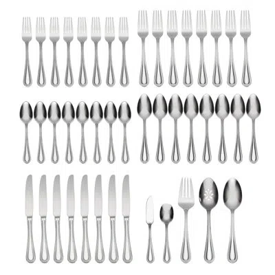 Oneida Countess 45 Piece Everyday Flatware Set, Service For 8