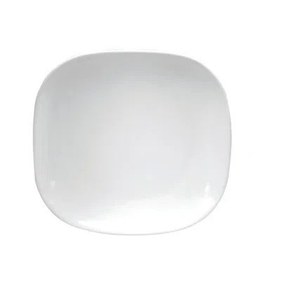 Oneida Cream White Ware Square Plates, 5 1/2", By Buffalo
