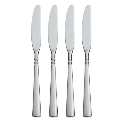 Oneida Easton Flatware Dinner Knives, 18/10 Stainless Steel, Set Of 4