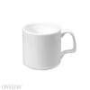 Oneida Eclipse Empire Mugs, Bone China By  In Bone White