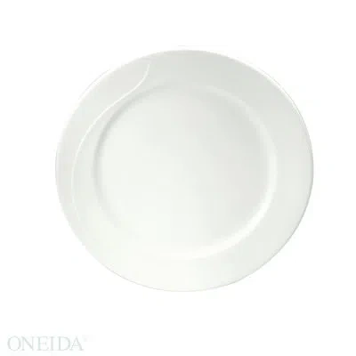 Oneida Eclipse Plates, 11.25", Bone China By  In Bone White