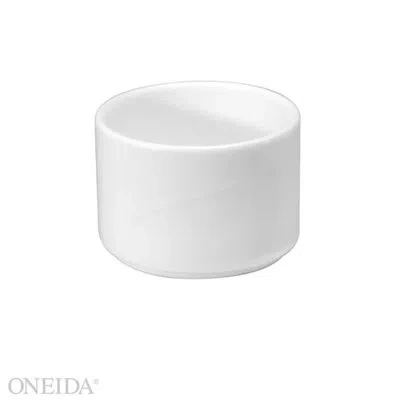 Oneida Eclipse Stacking Bouillon Bowls, Bone China By  In Bone White
