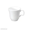 Oneida Eclipse Tall Cups, Bone China By  In White