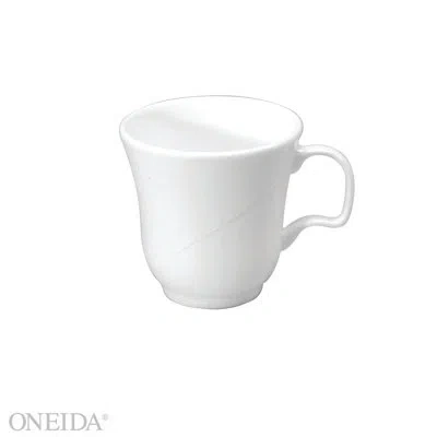 Oneida Eclipse Tall Cups, Bone China By  In White