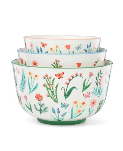 Oneida First Blooms Nesting Bowls, Set Of 3 In Multi