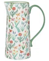 Oneida First Blooms Pitcher In Green