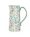 Oneida First Blooms Pitcher In Green