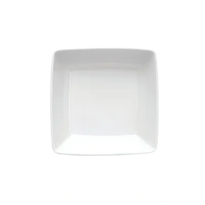 Oneida Fusion 4.5" Low Square Bowls, By Sant' Andrea In Bright White