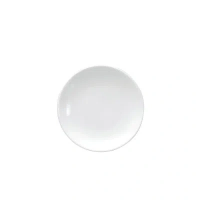 Oneida Fusion Coupe Plates, 6 3/8", By Sant' Andrea In Bright White