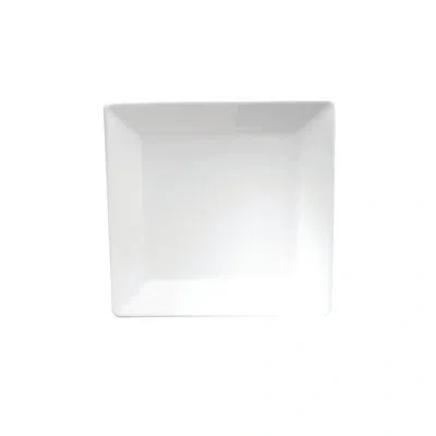 Oneida Fusion Square Plates, 9 7/8", By Sant' Andrea In Bright White