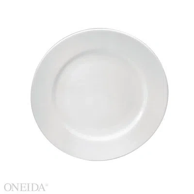 Oneida Gemini Plate, 10 1/4 In By  (case Of 12) (bone China) In White