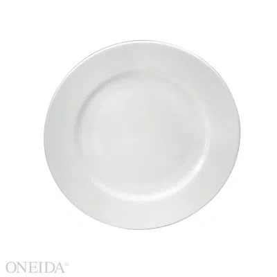Oneida Gemini Plate, 9 In By  (case Of 24) (bone China) In White