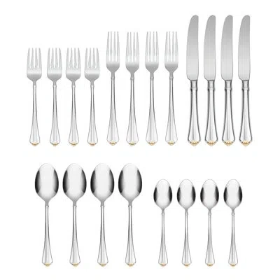 Oneida Golden Juilliard 20 Piece Fine Flatware Set
