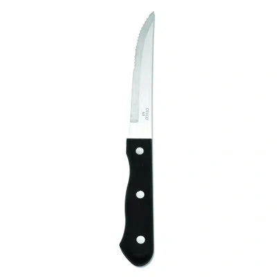 Oneida Hospitality Longhorn 12 Piece Steak Knife Set In Black