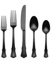 Oneida James Street Satin Black 20 Piece Flatware Set
