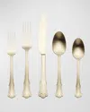 Oneida James Street Satin Champagne 20 Piece Flatware Set In Champagne