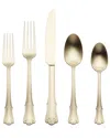 Oneida James Street Satin Champagne 20 Piece Flatware Set In Nude