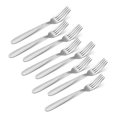 Oneida Jordan Everyday Flatware Dinner Forks, Set Of 8