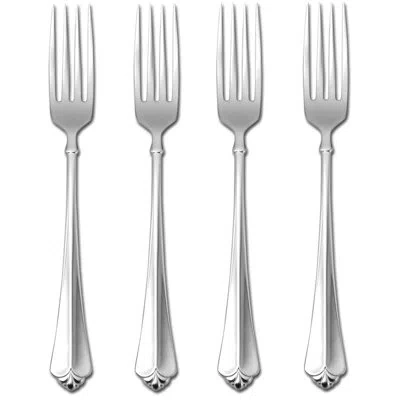Oneida Juilliard Flatware Dinner Forks, 18/10 Stainless Steel