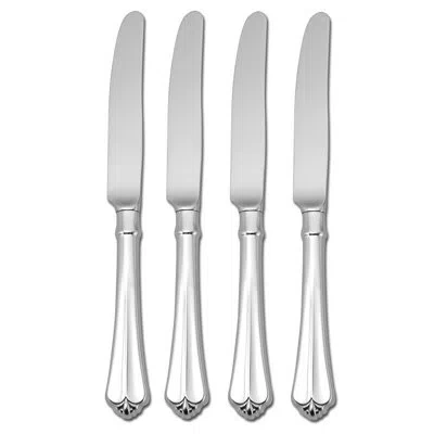 Oneida Juilliard Flatware Dinner Knives, 18/10 Stainless Steel