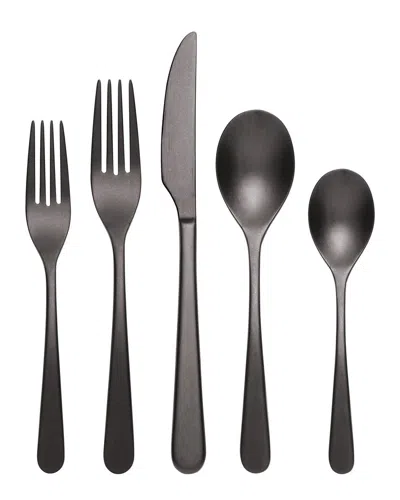ONEIDA ONEIDA KENBROOK TUMBLED 20PC EVERYDAY FLATWARE SET