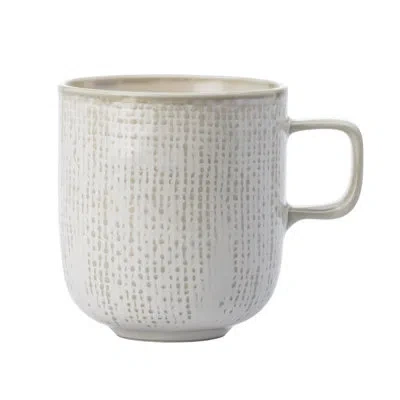 Oneida Knit Mugs, 9 Oz, By Luzerne In Warm White