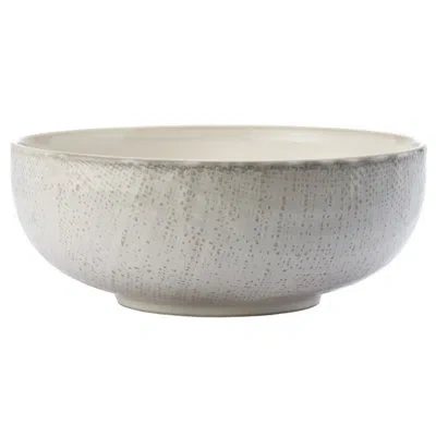Oneida Knit Round Bowls, 7.25" / 33 Oz, By Luzerne In Warm White