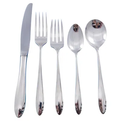 Pre-owned Oneida Lasting Spring By  Sterling Silver Flatware Set 12 Service 68 Pcs Modern