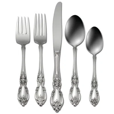 Oneida Louisiana 5 Piece 18/10 Stainless Steel Flatware Set, Service For 1