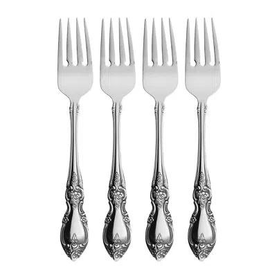 Oneida Louisiana Flatware Salad Forks 18/10 Stainless Steel