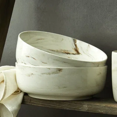 Oneida Marble Stacking Bouillon Bowls, By Luzerne