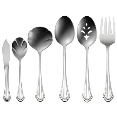 Oneida Marquette 6 Piece Fine Flatware Serving Set