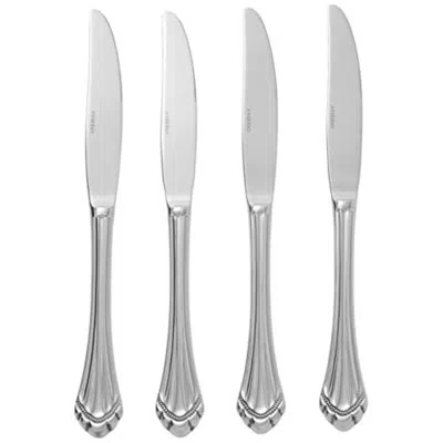 Oneida Marquette Flatware Dinner Knives, 18/10 Stainless Steel In Silver