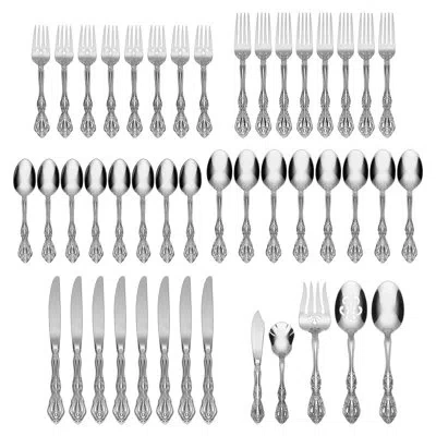 Oneida Michelangelo 45 Piece Fine Flatware Set, Service For 8