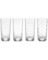 Oneida Mingle Hiball Glasses, Set Of 4 In Transparent