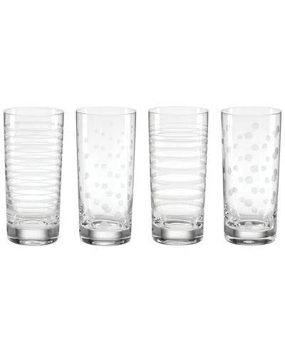 Oneida Mingle Hiball Glasses, Set Of 4 In Transparent