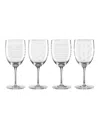 Oneida Mingle Wine Glasses, Set Of 4 In Clear And No Color