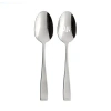 Oneida Moda Fine Flatware Serving Spoons In Silver