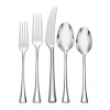 Oneida Modern Pillar Faceta 20 Piece Fine Flatware Set