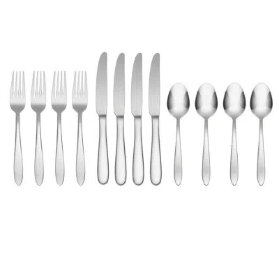 Oneida Mooncrest 12 Piece Everyday Flatware Set