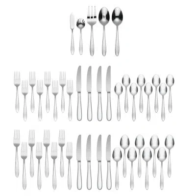 Oneida Mooncrest 45 Piece Everyday Flatware Set