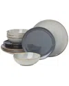 Oneida Organic Shades 12pc Dinnerware Set