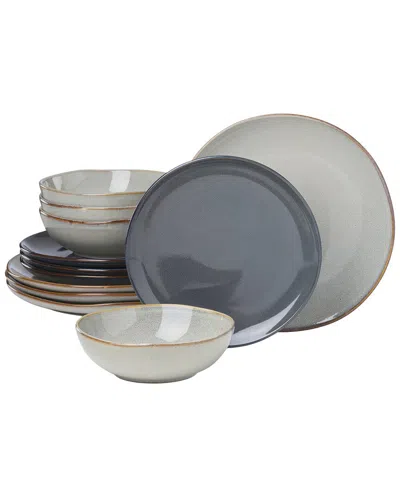 ONEIDA ONEIDA ORGANIC SHADES 12PC DINNERWARE SET