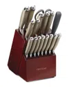 Oneida Preferred 18 Piece Stainless Steel Cutlery Set In Red