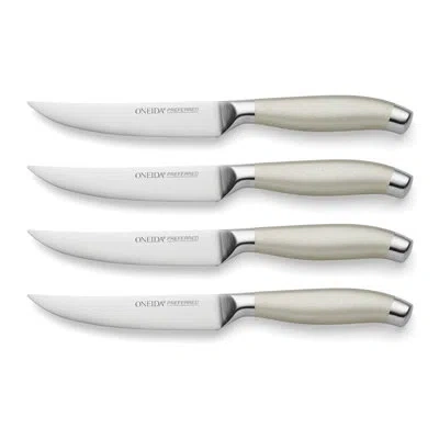 Oneida Preferred S/4 Steak Knives In Silver