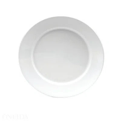 Oneida Queensbury Plates, 9 1/2", By Sant' Andrea In Bright White