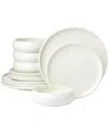 Oneida Quirk 12pc Dinnerware Set