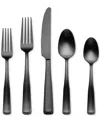 Oneida Reid Black 20-pc. Flatware Set, Service For 4 In Stainless